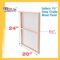 Unfinished Cradled Wood Panels for Painting, 2 Pack of 20x24 inch - Gallery Birch Wooden Canvas Boards 1-1/2" Deep - Mixed-Media Craft, Acrylic, Oil, Encaustic, Paint Pouring
